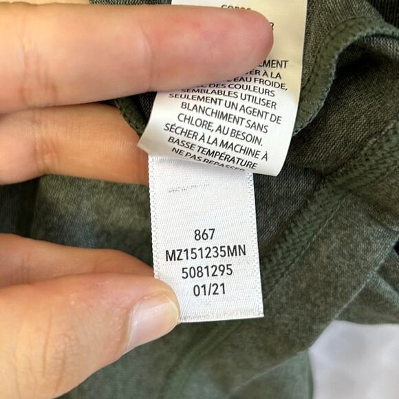 Zella Nordstrom Performance Hoodie NWT Women's Sz M Green Ivy Melange Pullover - Picture 7 of 7